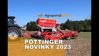 Agritechnica: Pöttinger novinky 2023 - inovované secí stroje, pluhy, brány a kypřiče