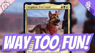 This is Way Too Fun! | Dogmeat, Ever Loyal | Fallout MTG Spoilers | Magic the Gathering