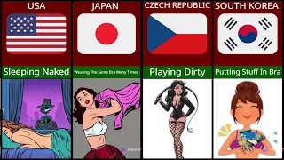 What Girls Do Secretly From Different Countries | Girls facts