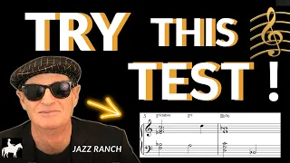 TEST YOUR CHORD KNOWLEDGE,  learn intervals, dominant 7th chords &  resolutions using this exercise.