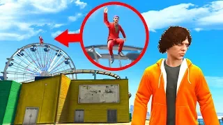 He Won't Spot Me UP HERE! - GTA 5 Hide & Seek