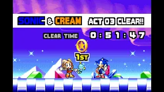 Sonic Advance 3 - Twinkle Snow 3: 51"47 (Sonic + Cream) (Speed Run)