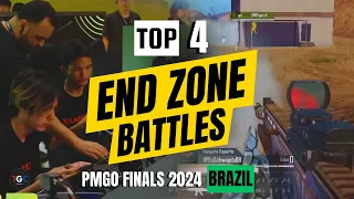 The Top 4 Nail-Biting End Circle Fights: PUBG Mobile Global Open (PMGO) Finals 2024!