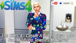 The Sims 4 - Create A Sim - Diego Lobo - San Myshuno Townies Makeover