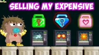 Selling All My Expensive Items !! ( Tons Of Dls ) | GrowTopia
