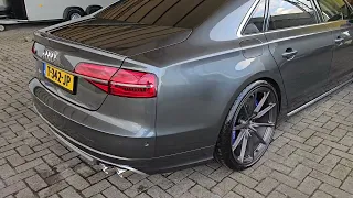 700 bhp Audi S8 D4.5 biggest brakes in the world