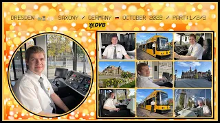 Dresden tram driver Markus and tram line 4 /  Straßenbahnfahrer Markus u. die Straßenbahnlinie 4