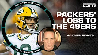 AJ Hawk reacts to his Packers losing to the 49ers in the NFC Divisional Round | The Pat McAfee Show