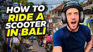 How to ride a SCOOTER In BALI