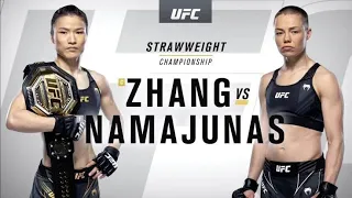 Namajunas vs Zhang Full Fight Video