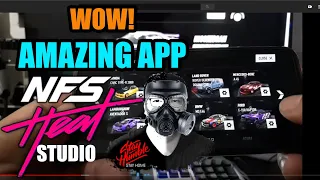 NFS HEAT STUDIO - AMAZING APP CUSTOMIZATION CARS - TUTORIAL TIPS & TRICKS