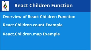 React JS Tutorial 5: React Children Function