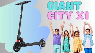 Електросамокат GIANT City X1 7.5Ah чорний для дітей та підлітків