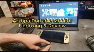 Arzopa Portable Monitor Unboxing & Review #unboxingvideo #nintendoswitch #portablemonitor