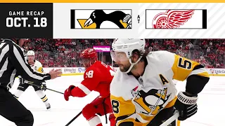 GAME RECAP: Penguins at Red Wings (10.18.23) |  Karlsson Scores His First with Pittsburgh