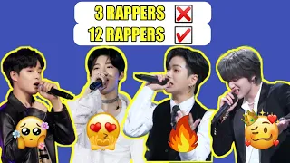 12 RAPPERS OF TREASURE || ALL MEMBERS CAN RAP 🔥🔥