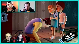 Реакция Летсплейщиков на Горе в Семье Соседа | Hello Neighbor: Hide and Seek