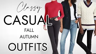CASUAL but CLASSY Outfits for Fall & Autumn  | Classy Outfits for the well dressed woman
