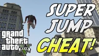 GTA 5: SUPER JUMP! Cheat Code TUTORIAL (Xbox 360, PS3)