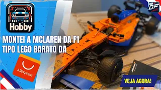 MONTAGEM E REVIEW MCLAREN TIPO LEGO BARATO DA ALIEXPRESS!