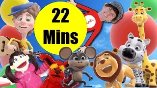 3D Rhymes Bingo And More | 22 Minutes of Songs Dream English Kids | Learn English Fun