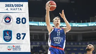 Bahçeşehir Koleji (80-87) Anadolu Efes - Türkiye Sigorta Basketbol Süper Ligi - 2023/24