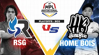 RSG PH vs HOMEBOIS | Game 2 | ONE Esports MPL Invitational 2023 Day 4 | Playoffs