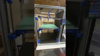Testing HevORT 3D printer print bed movements