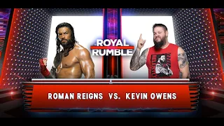 WWE 2K23 Gameplay | Roman Reigns vs Kevin Owens | Royal Rumble (4k 60FPS)