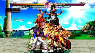 GOKU Vs 20 KING OF FIGHTERS AT SAME TIME!