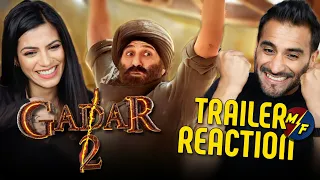 GADAR 2 Trailer REACTION!! | Sunny Deol | Ameesha Patel | Anil Sharma | Zee Studios