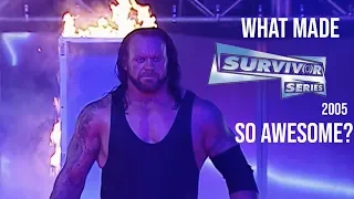 What Made Survivor Series 2005 So Awesome?