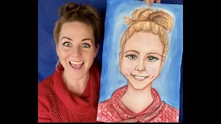 Self Portrait Tutorial-Kids Art Lesson 4