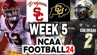 USC at Colorado - Week 5 Simulation (2023 Rosters for NCAA 14)