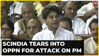 What About When Your Government Was In Power And Manipur Was Burning: Jyotiraditya Scindia