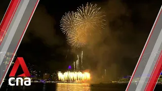 Singapore rings in 2020 with spectacular fireworks show