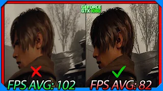 GTX 1060 | Resident Evil 4 Remake PC 60 FPS Best Graphic Settings vs Low Performance Test