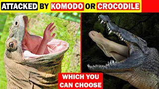 Would you rather be attacked by komodo or crocodile | komodo dragon vs salt crocodile