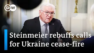 Steinmeier: 'A cease-fire now would mean Russia would keep the territories it has occupied'