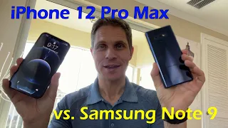 iPhone 12 Pro Max vs. Samsung Galaxy Note 9 |4K Camera Comparison | ParadiseBizz