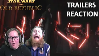 THE OLD REPUBLIC IS EPIC | Star Wars: The Old Republic All Trailers Reaction