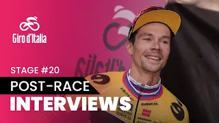 Giro d'Italia 2023 |  Stage 20 | Post-race Interviews