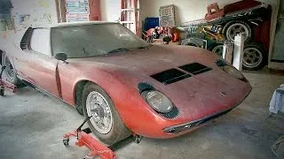 Another Lamborghini Miura Barn Find