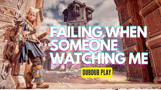 Literally me failing when someone watching me do a thing I am expert in😥 Horizon Zero Dawn #shorts