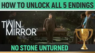 Twin Mirror - How to Unlock All 5 Endings  🏆 Good, Bad, Secret Ending - Guide No Stone Unturned