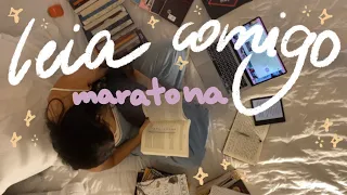 📖 LEIA COMIGO: maratona de leitura | sprints de leitura e música calma 🍓