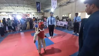 S MADESH, Semi final, TRICHY INTER DISTRICT TAEKWONDO CHAMPIONSHIP 2023