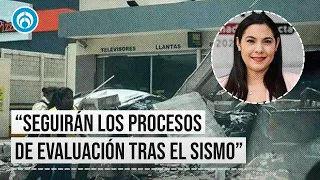 Falleció una persona en centro comercial de Manzanillo tras sismo: Indira Vizcaíno