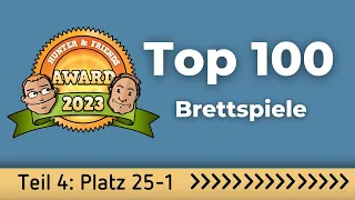 Top 100 Brettspiele - Platz 25-1 - Hunter & Friends Award 2023