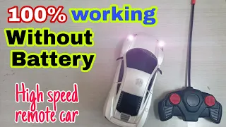 How to run a remote car without Battery || Remote car working without Battery @TalkOTechs